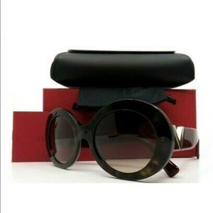 Valentino Allure Retro Round Women Sunglasses
